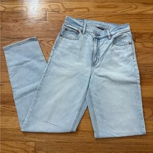 American Eagle Outfitters Light Blue Straight Leg Jeans